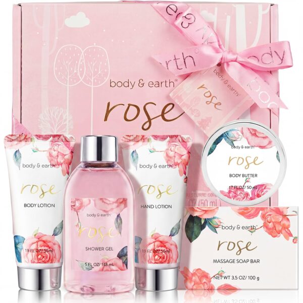 BODY & EARTH Spa Gift Set for Women – 5 Pieces